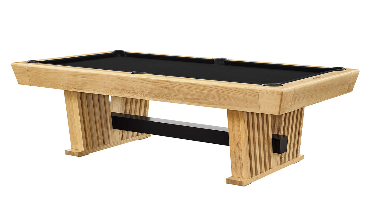 Legacy Forge 8 ft pool table in Honey Ash and Black
