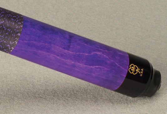 McDermott GS14-003 Pool Cue, Purple Michigan Maple with Irish Linen Wrap