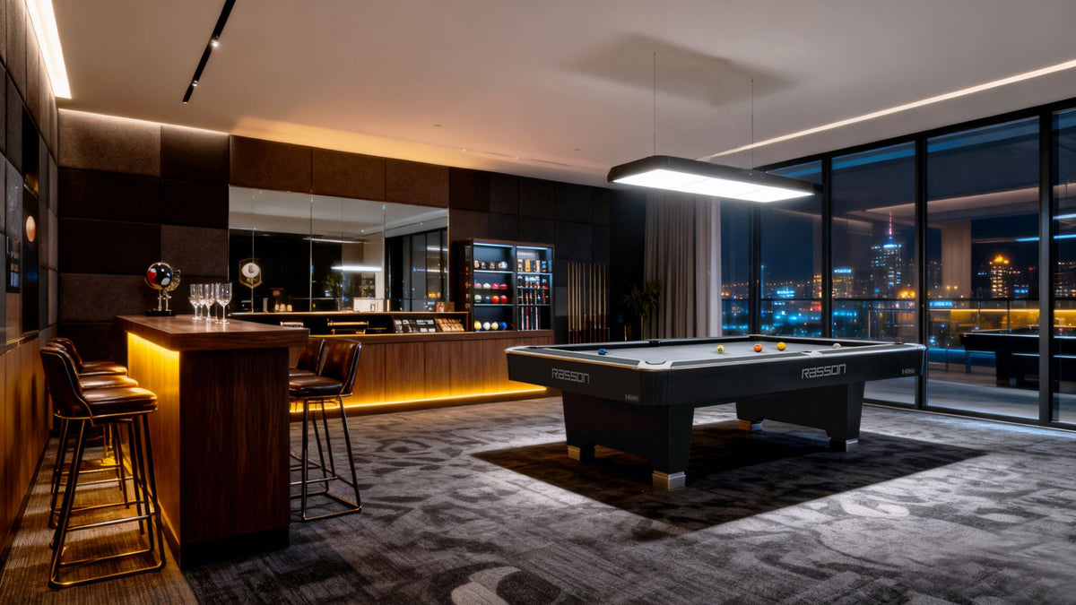 Rasson Hero Pool Table in Strong Black