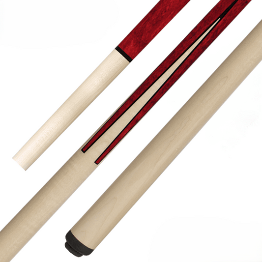 Pechauer P02-R Pro Series Pool Cue - Figured Maple