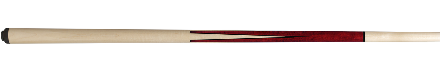 Pechauer P02-R Pro Series Pool Cue - Figured Maple