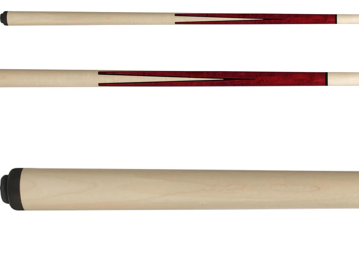Pechauer P02-R Pro Series Pool Cue - Figured Maple