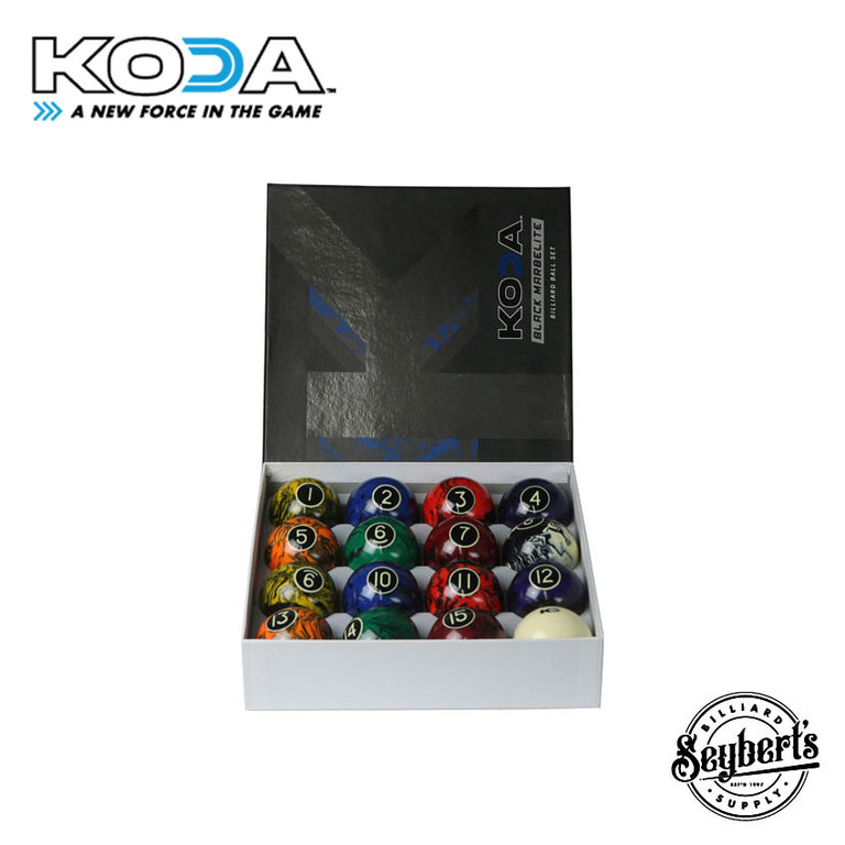 Koda Marbelite billiard ball set