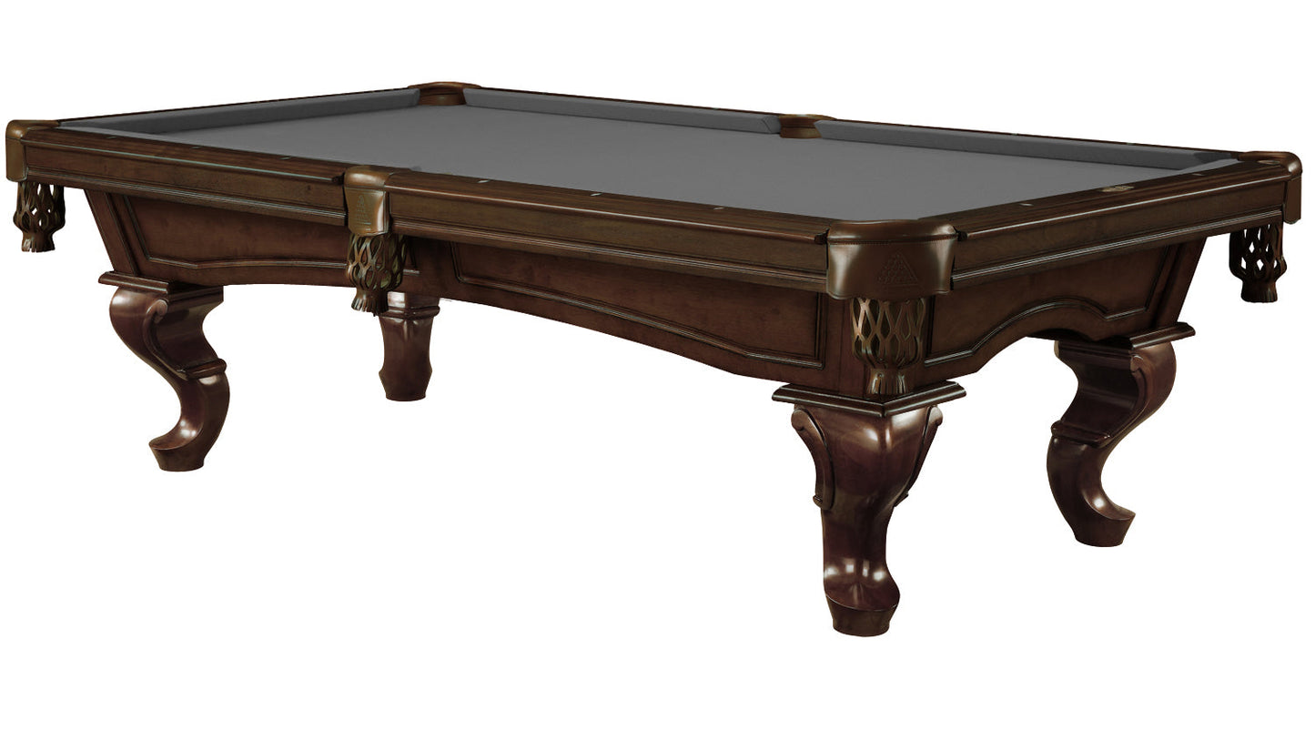 Legacy Mallory Pool Table - Nutmeg finish