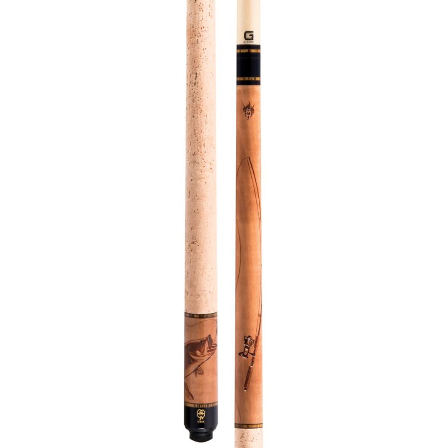 McDermott G439-G03 Wildfire 3-D Fishing Pool Cue, 19 oz