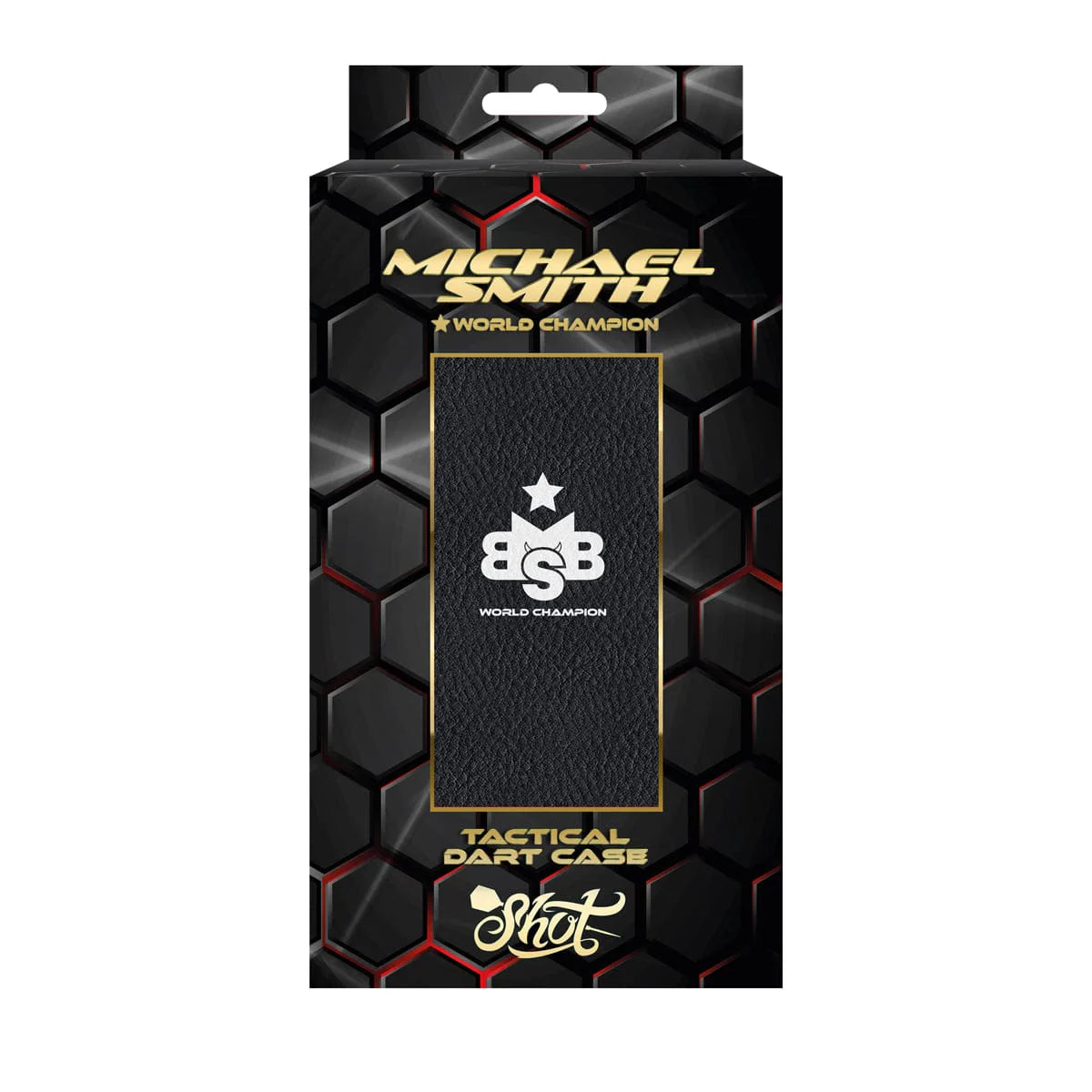 Shot Darts Michael Smith World Champion Tactical Dart Case - Black