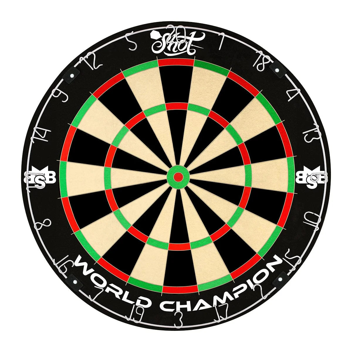 Shot Darts Michael Smith Competition Bristle Dartboard