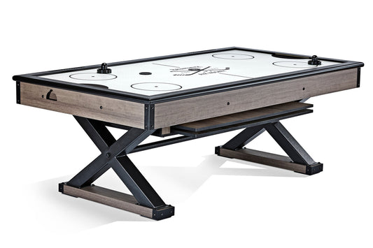 Brunswick Premier Air Hockey Table weathered oak