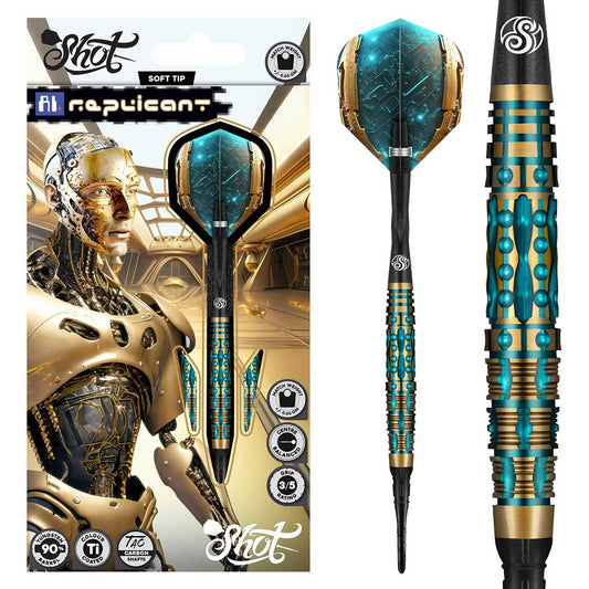Shot AI Replicant 90% Tungsten Soft Tip Dart Set