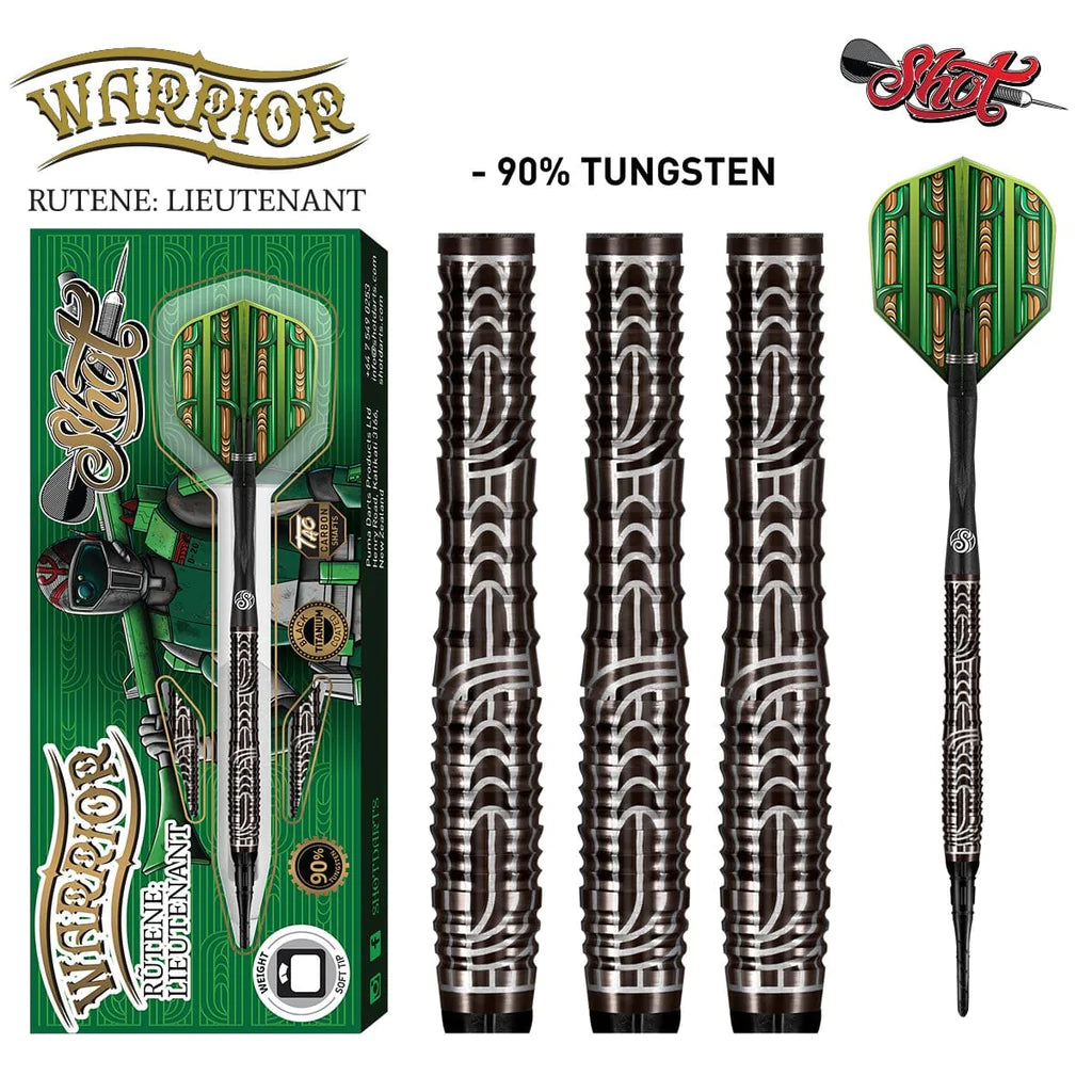 Shot Warrior Rutene soft tip darts