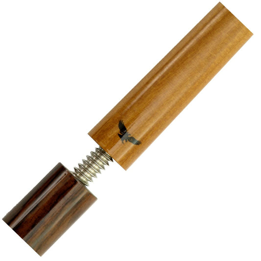 Schmelke KW101 Full Splice Pool Cue - Shedua into Rosewood with Kielwood Shaft