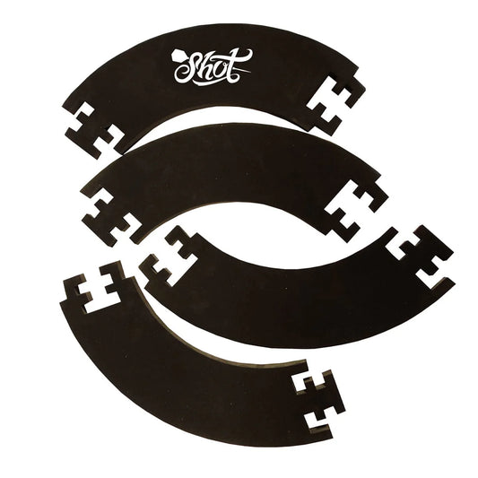 Shot Darts EVA Dartboard Surround - 4 Piece (Black)