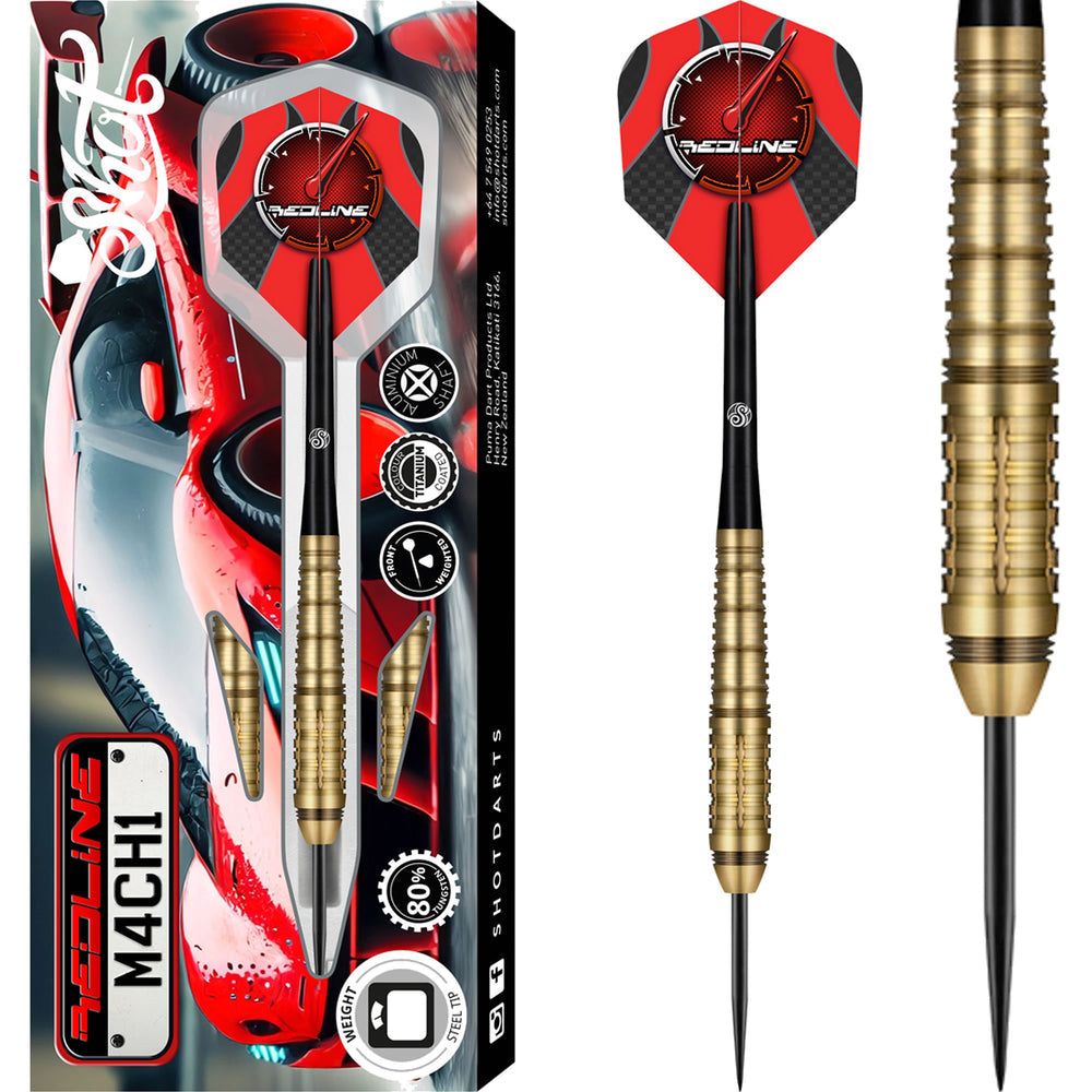 Shot Redline M4CH1 steel tip dart set