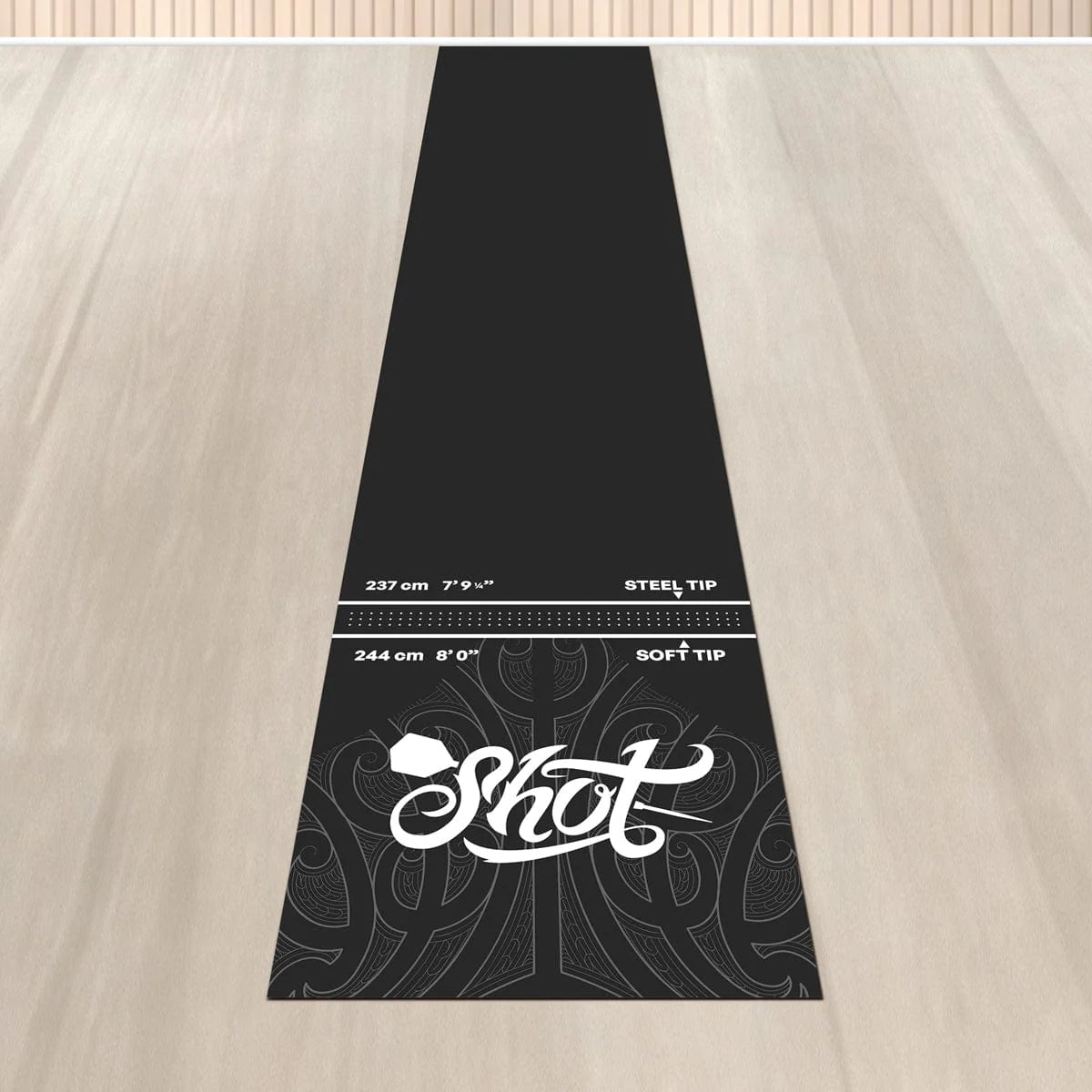 Shot Darts Heavy Duty Rubber Dart Mat with Throw Lines
