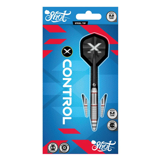 Shot X-Control Steel Tip Darts