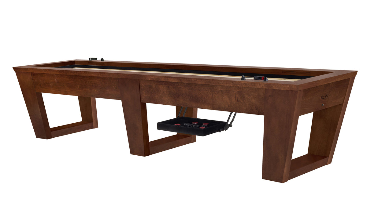 Legacy Tellico 12 ft Shuffleboard Table in Nutmeg