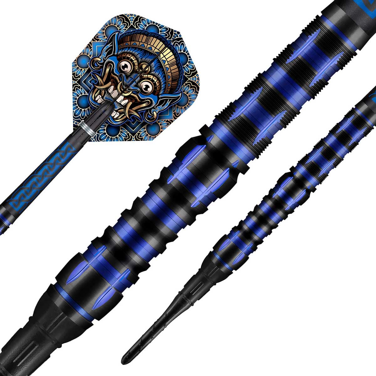 Shot Tribal Weapon Java 90% Tungsten Soft Tip Dart Set