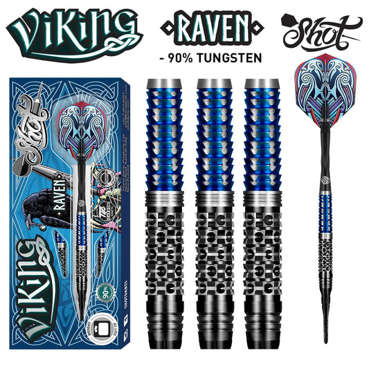 Shot Viking Raven Soft Tip Dart Set