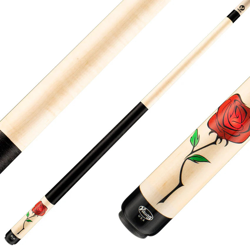 Viking DE0300 Wild Rose Pool Cue