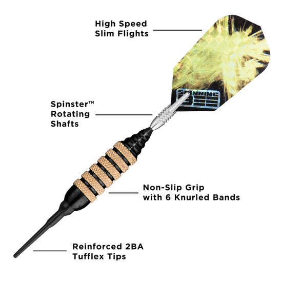Viper Spinning Bee Soft Tip Dart Set