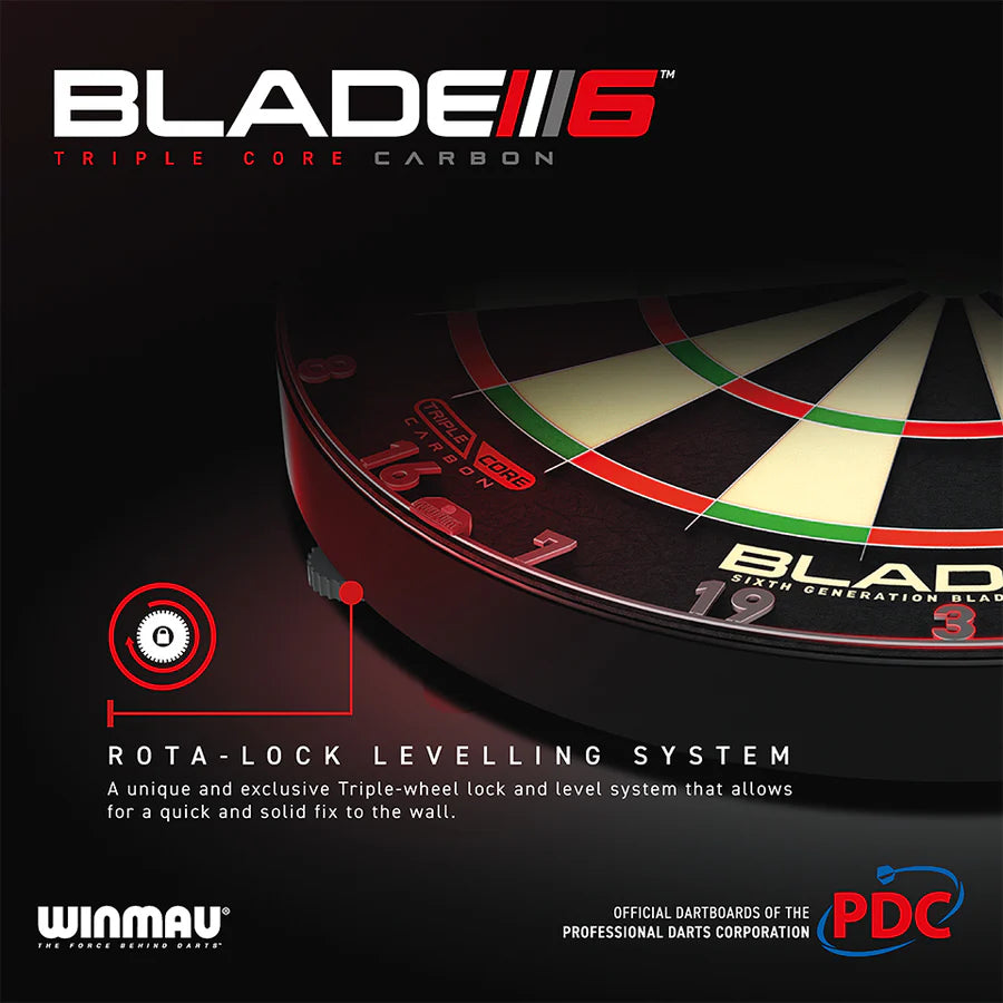 Winmau Blade 6 Triple Core Carbon Bristle Dartboard