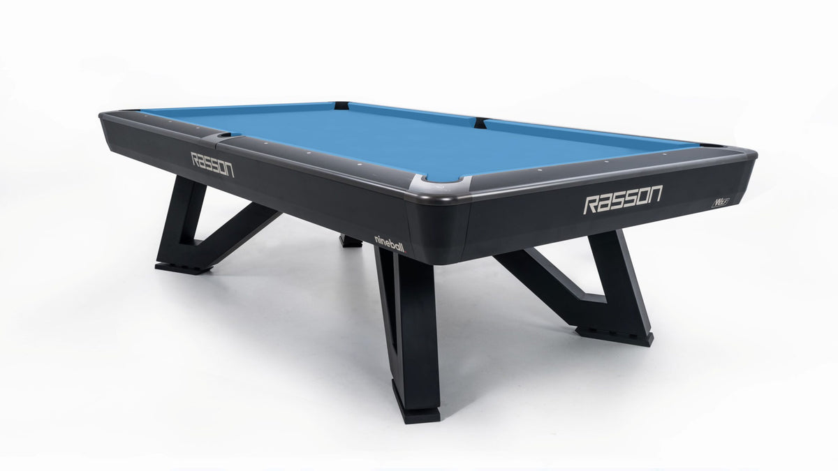 Rasson Wolf Pool Table in Black Fluorocarbon