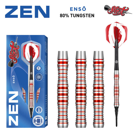 Shot Zen Enso soft tip dart set
