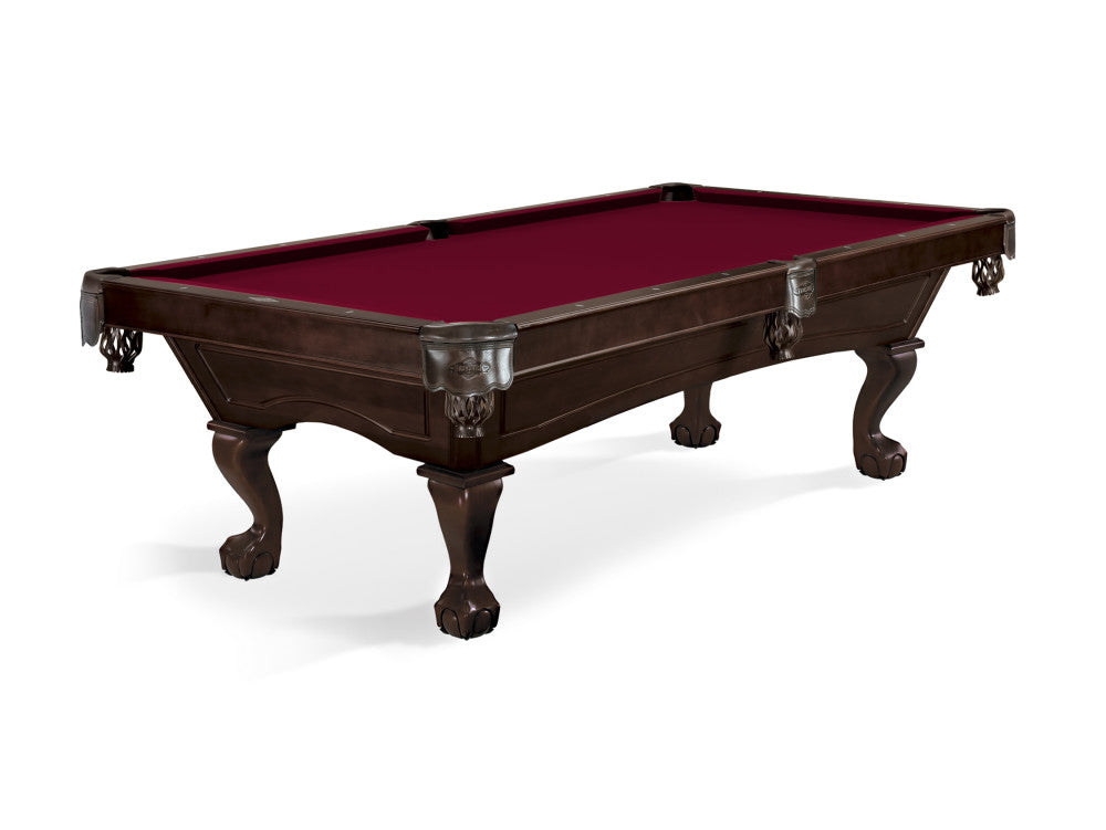 Brunswick Allenton Ball & Claw Leg 7 ft Espresso with Wine cloth