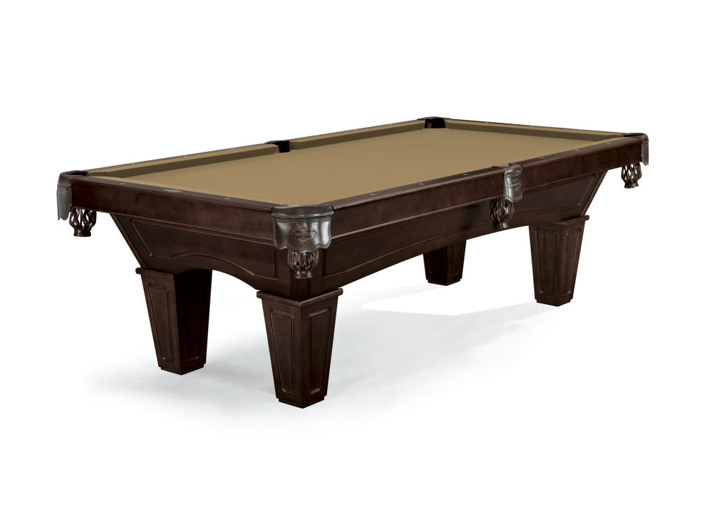 Brunswick Allenton 7 ft Espresso with Camel cloth