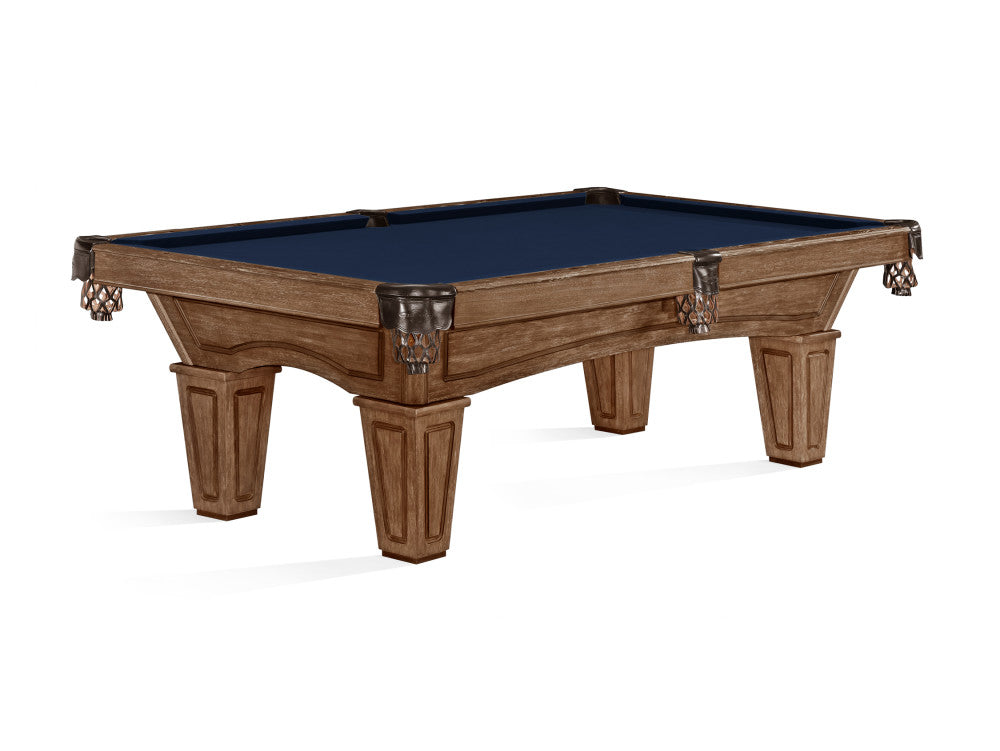 Brunswick Allenton 7 ft Rustic Dark Brown with Navy cloth