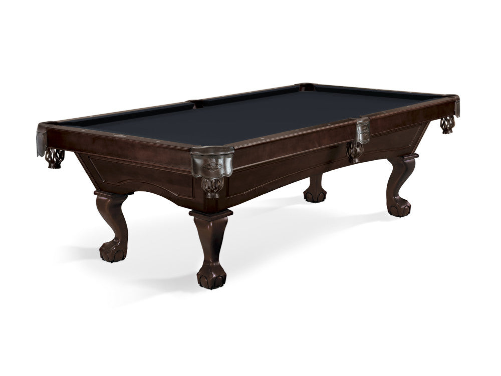 Brunswick Allenton Ball & Claw Leg 8 ft Espresso with Black cloth