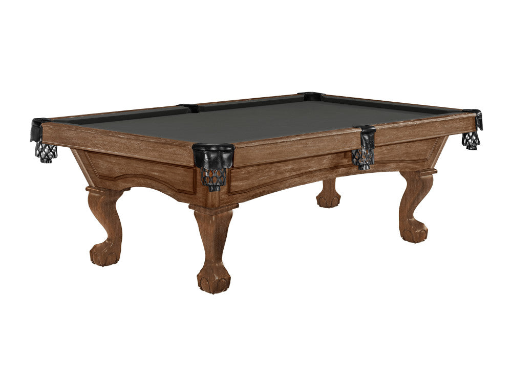 Brunswick Allenton Ball & Claw Leg 8 ft Rustic Dark Brown with Charcoal cloth