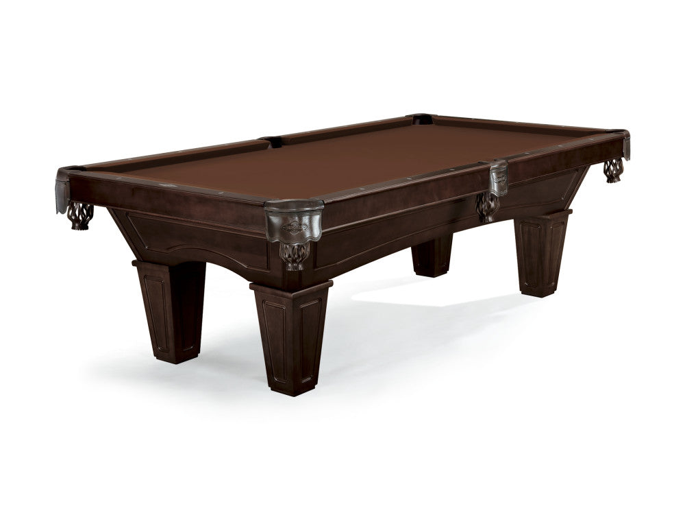 Brunswick Allenton 8 ft Espresso with Brown cloth
