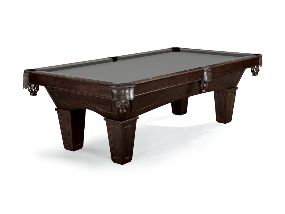 Brunswick Allenton 8 ft Espresso with Steel Gray cloth