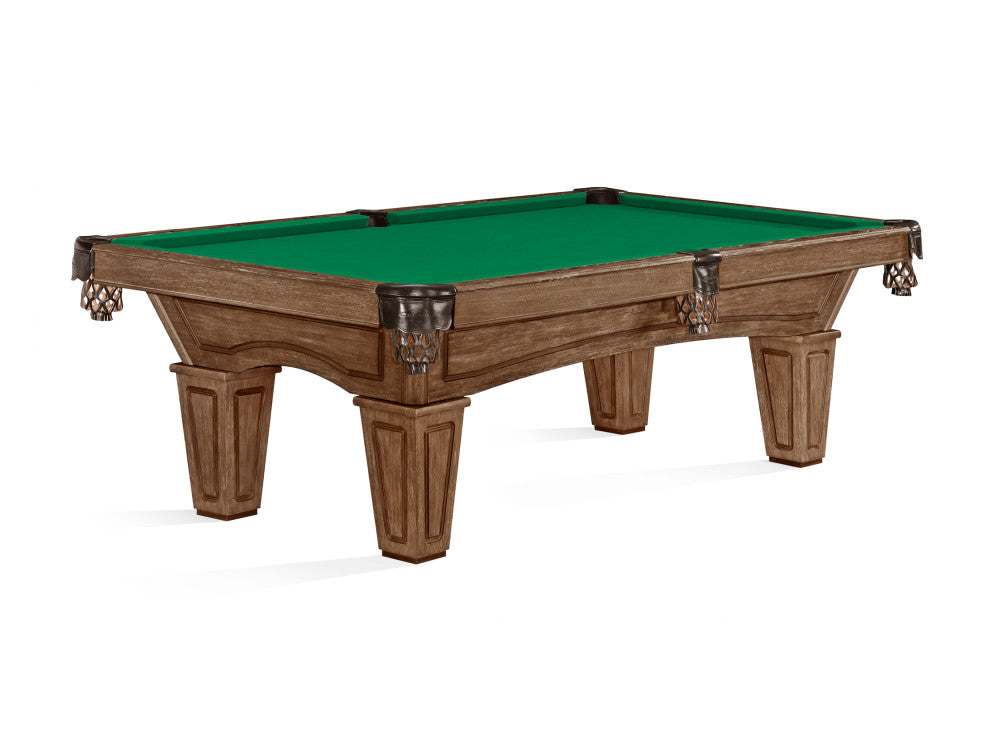 Brunswick Allenton 8 ft Rustic Dark Brown with Championship Green cloth