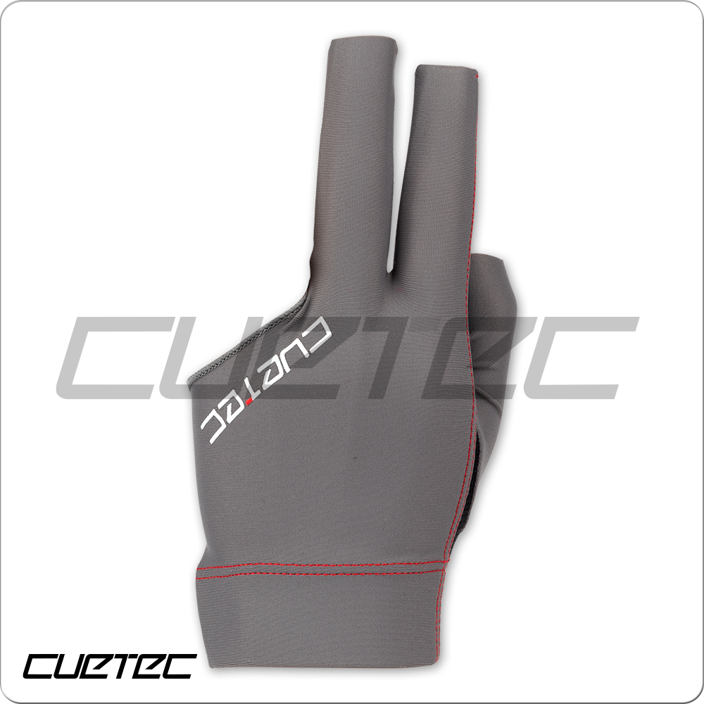 Cuetec Axis Billiard Glove-Grey-Left Bridge