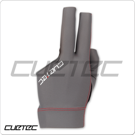 Cuetec Axis Billiard Glove-Grey-Right Bridge