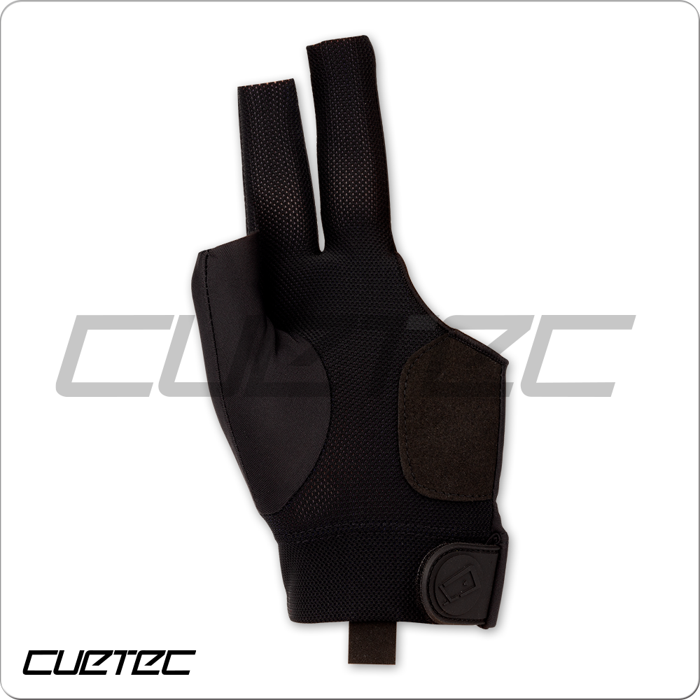 Cuetec Axis Billiard Glove-Black-Left Bridge
