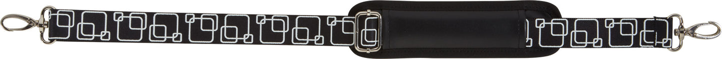 Action pool cue case shoulder strap in squares print