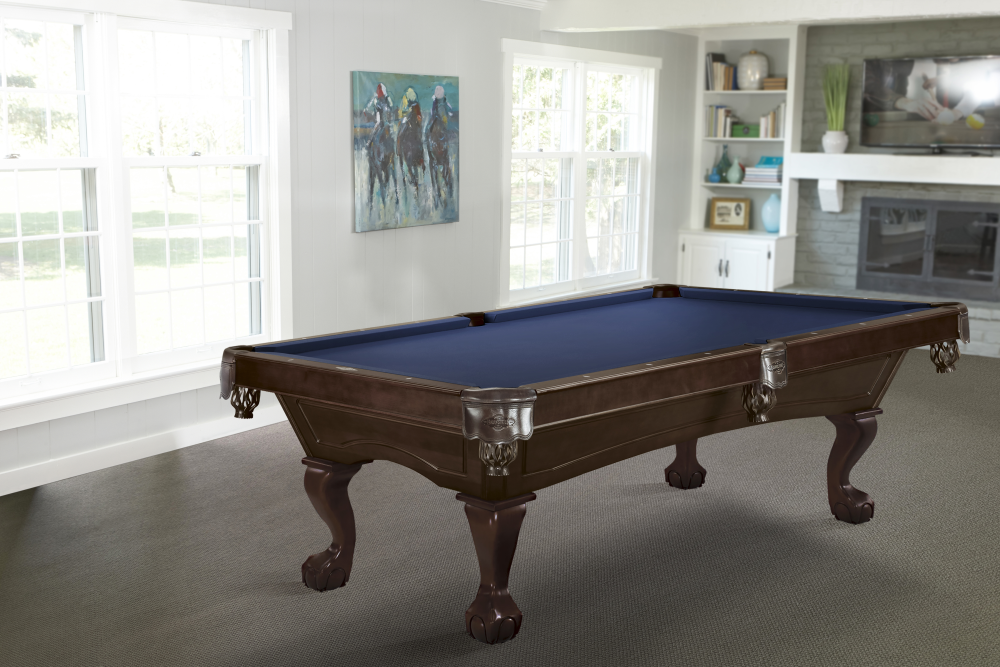 Brunswick Allenton Ball & Claw Leg pool table detail