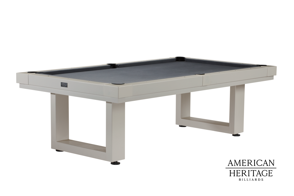 Brunswick Lanai 8 ft Outdoor Pool Table in Oyster Grey