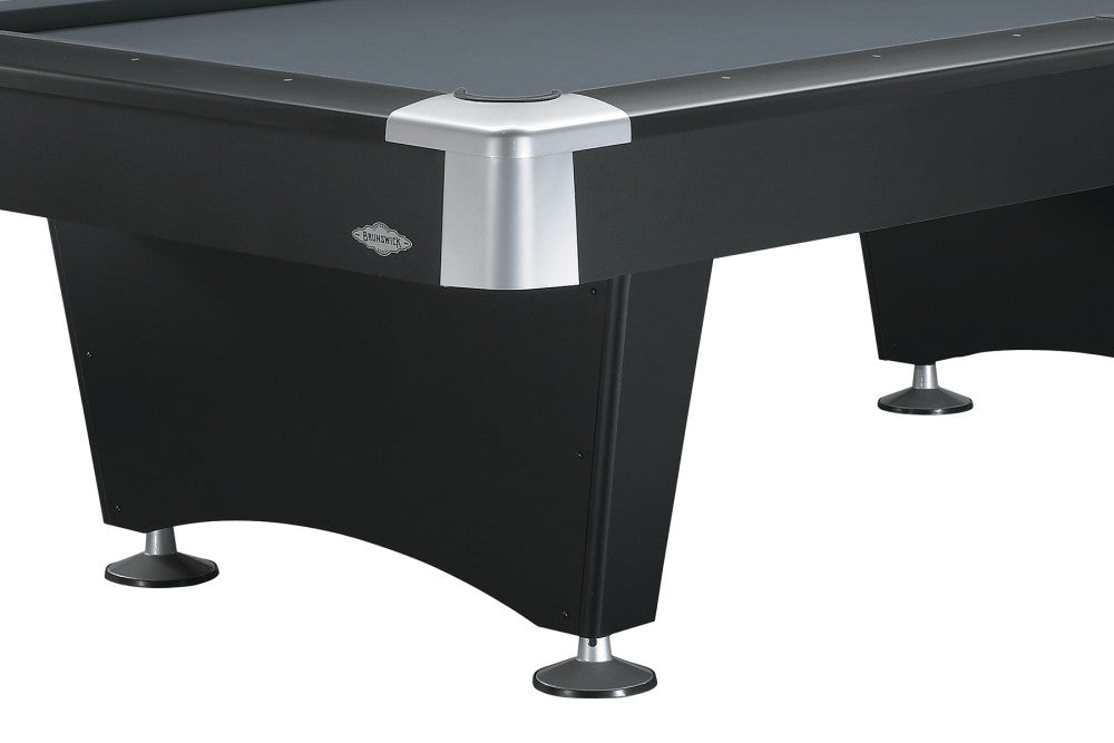 Brunswick Black Wolf Pool Table detail