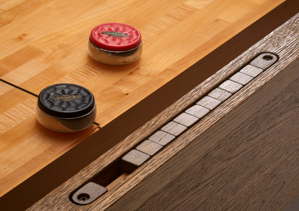 Brunswick Botanic 12 ft Shuffleboard Table detail