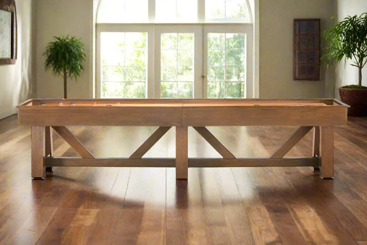 Brunswick Botanic 12 ft Shuffleboard Table detail