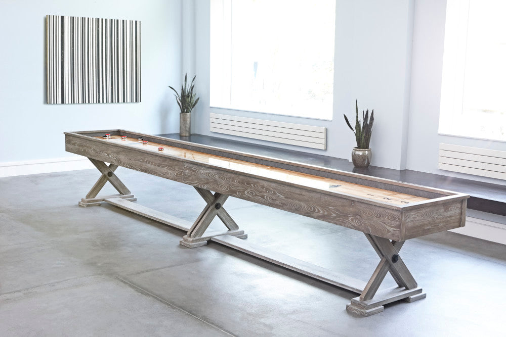 Brunswick Brixton 14 ft Shuffleboard Table detail