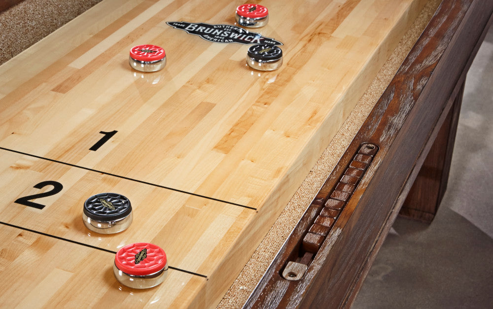 Brunswick Canton 14 ft Shuffleboard Table detail