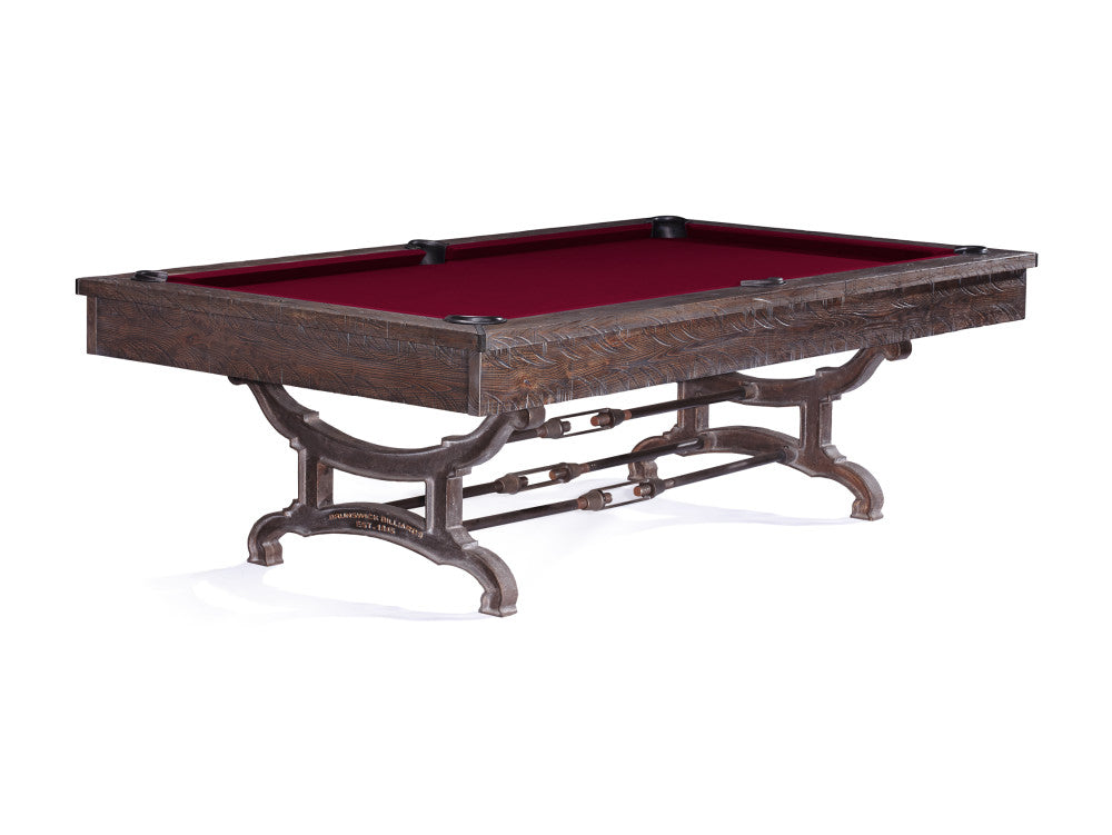 Brunswick Birmingham 8 ft Charcoal with Wine cloth