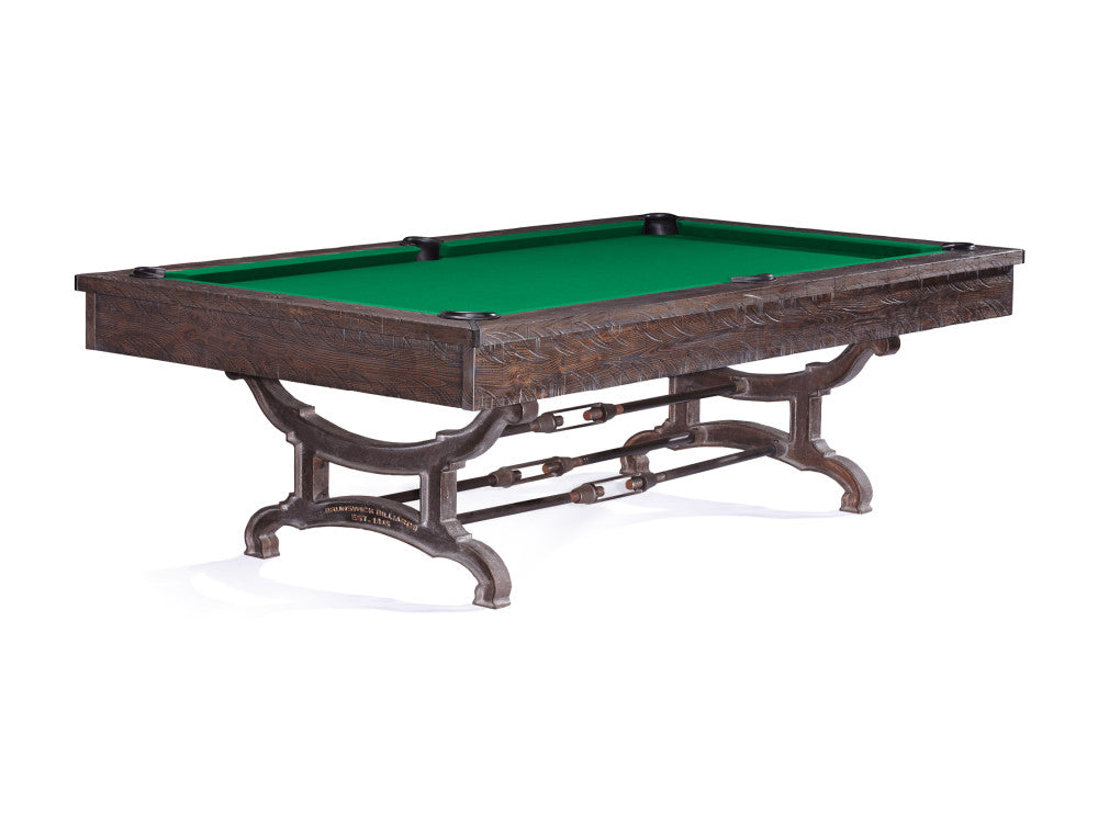 Brunswick Birmingham 9 ft Charcoal with Championship Green cloth