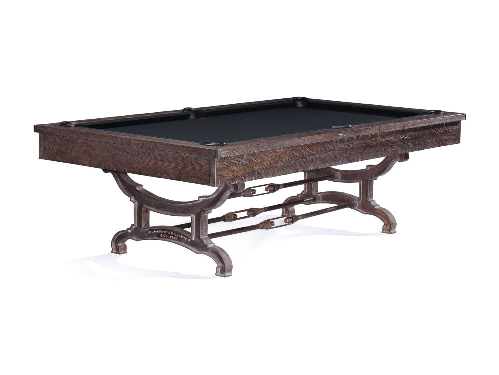 Brunswick Birmingham 9 ft Charcoal with Black cloth