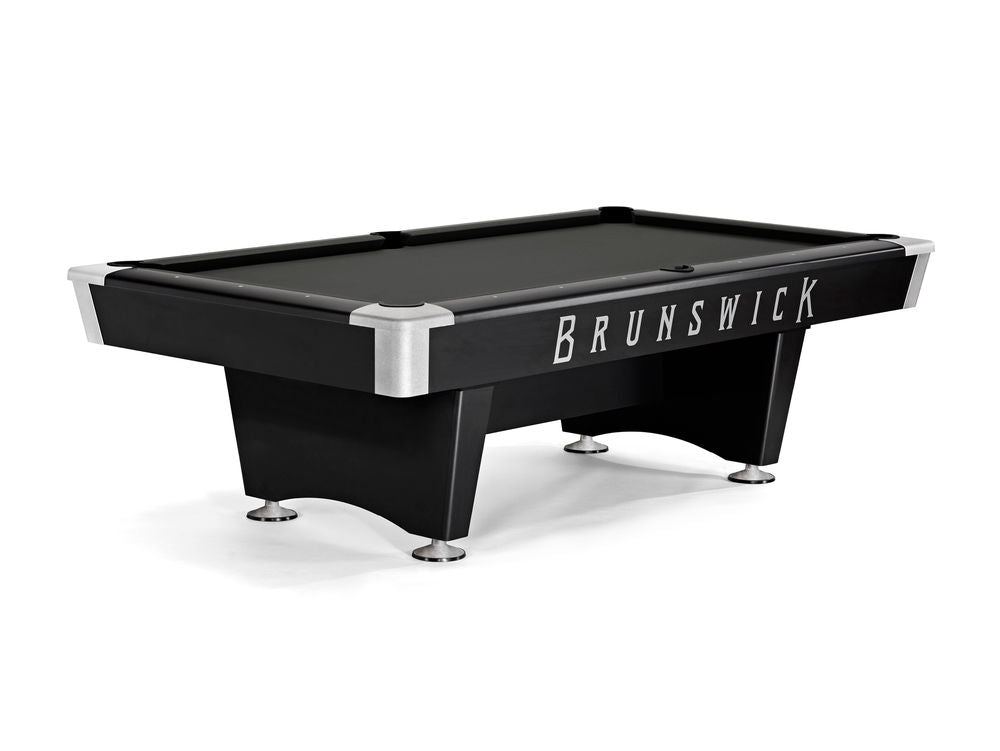Brunswick Black Wolf Pro 7 ft Black Drop Pockets with Charcoal cloth